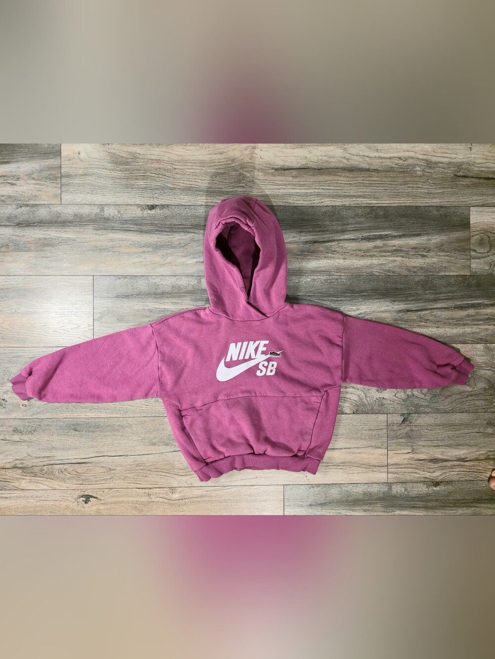 Nike SB Kids' Pink Hooded Sweatshirt